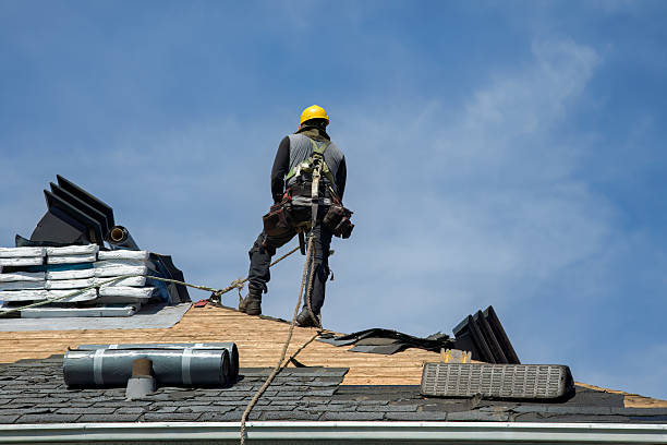 Professional Roofing technician working in West Monroe, NY